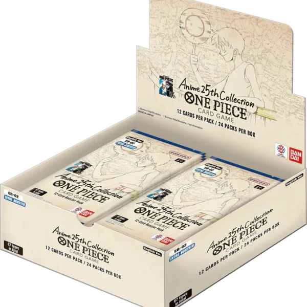 One Piece TCG Extra Booster Anime 25th Collection (EB-02) Booster Box(24x Packs)